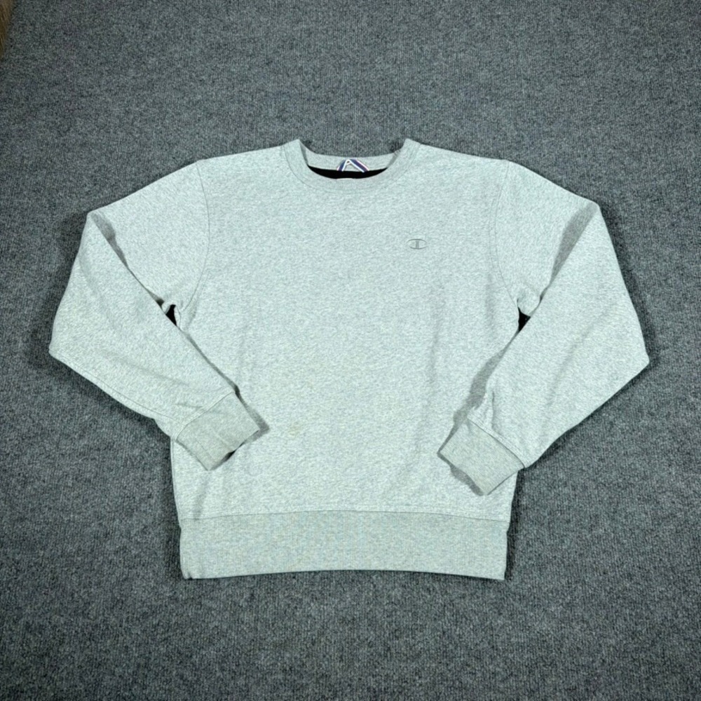 Vintage Champion Sweater Crewneck Mens Small Grey Authentic Athleticwear